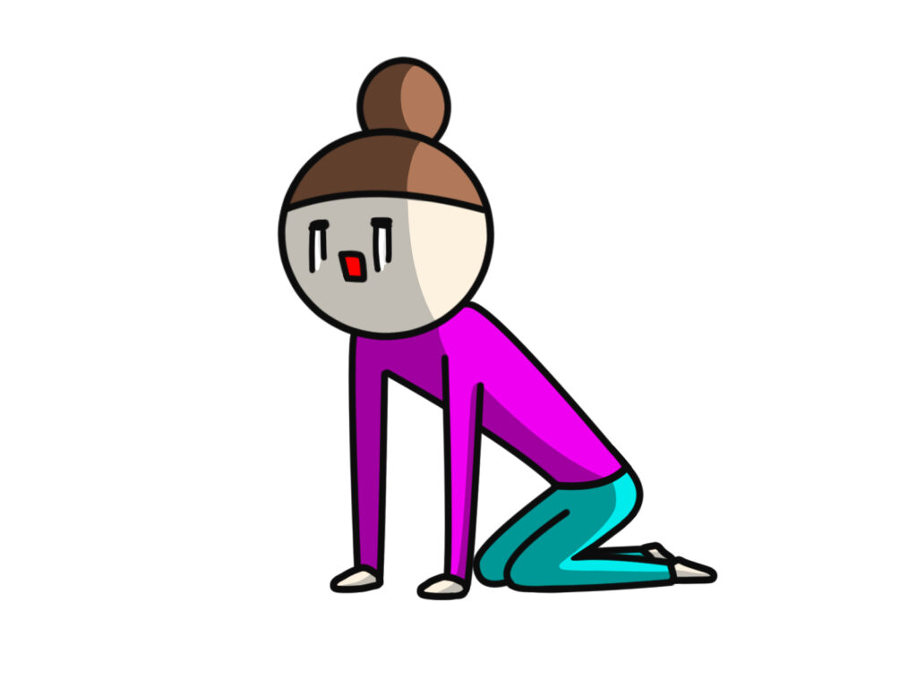 泣く人