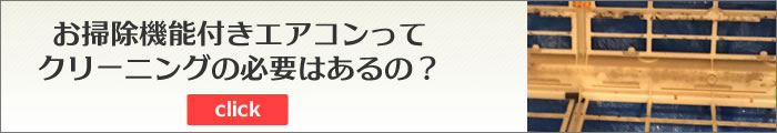 お掃除機能付きエアコンってクリーニングの必要はあるの？